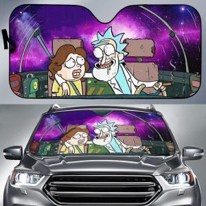 Rick And Morty Space Car Sun Shade CSSRM009