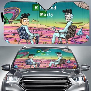 Rick And Morty x Breaking Bad Car Sun Shades CSSRM003