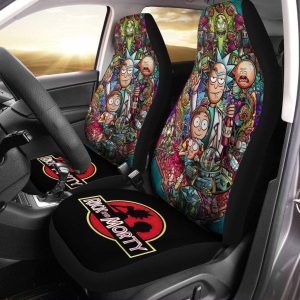 Rick and Morty Car Seat Covers - Car Accessories