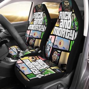 Rick and Morty Car Seat Covers - Car Accessories - Grand Rick Auto Seat Covers