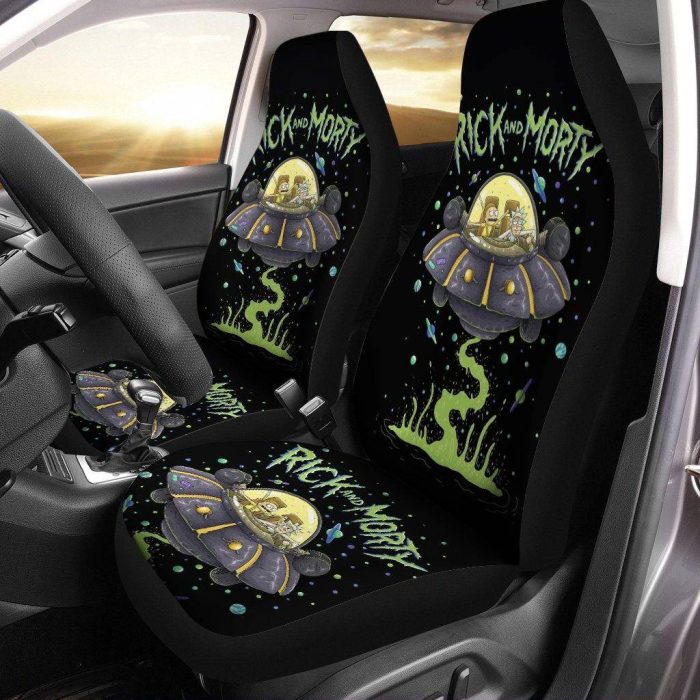 Rick and Morty Car Seat Covers - Car Accessories - Rick and Morty Soucoupe