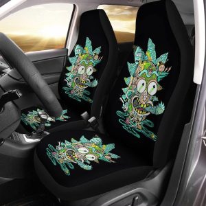 Rick and Morty Car Seat Covers - Car Accessories - Rick and Morty Trippy Spaceshi