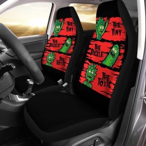 Rick and Morty Car Seat Covers - Car Accessories - The Tiny The Pickle The Toxic Seat Covers