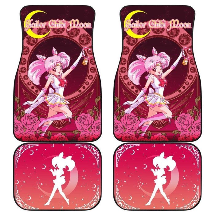 Sailor Chibi Characters Sailor Moon Main Car Floor Mats Vintage Style Anime