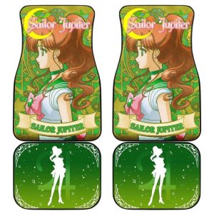 Sailor Jupiter Characters Sailor Moon Main Car Floor Mats Vintage Style Anime