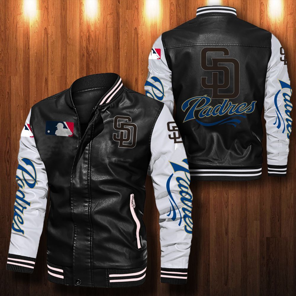 Leather Bomber Jacket