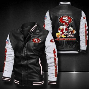 San Francisco 49ers Leather Bomber Jacket