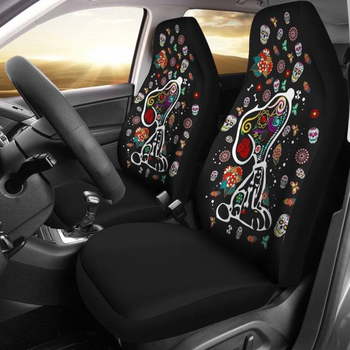 Snoopy Car Seat Covers - Car Accessories - Colourful Pattern Snoopy Car Seat Covers - Car Accessories