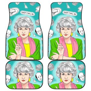 Southern Belle Car Floor Mats The Golden Girls Fan Gift GGCFM12