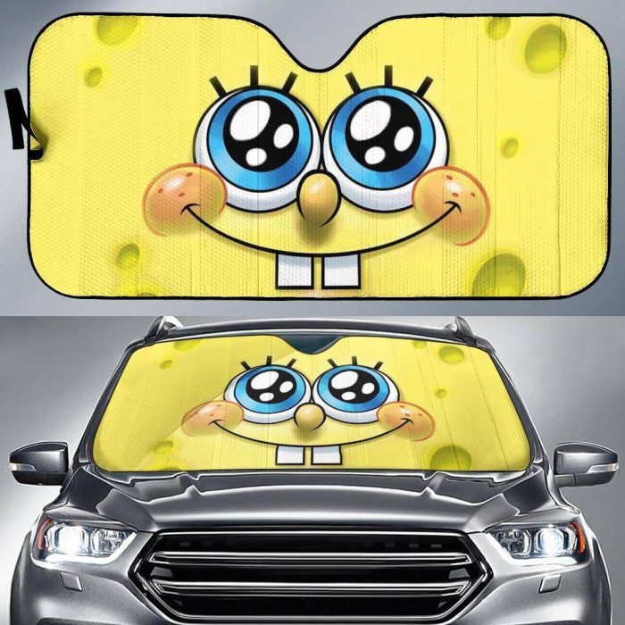 Spongebob Smile Funny Car Sun Shade