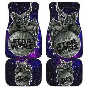 Star Wars Car Floor Mats - Darth Vader Wrecking Ball Galaxy Car Mats SWCFM25