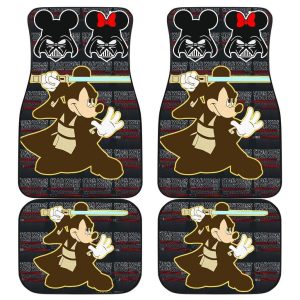 Star Wars Car Floor Mats - Jedi Mickey Lightsaber Car Mats SWCFM24