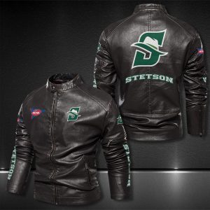 Stetson Hatters Motor Collar Leather Jacket For Biker Racer