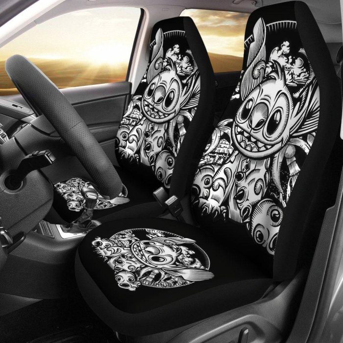 Stitch Art Car Seat Covers - Car Accessories DN Cartoon Fan Gift