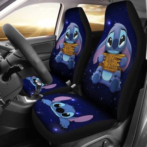 Stitch Free Hug Car Seat Covers - Car Accessories DN Cartoon Fan Gift