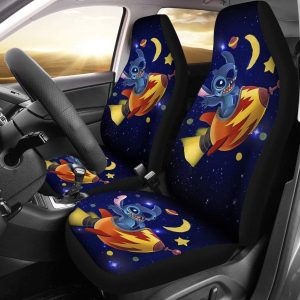 Stitch Space Car Seat Covers - Car Accessories - Best Gift for DN Cartoon Fans