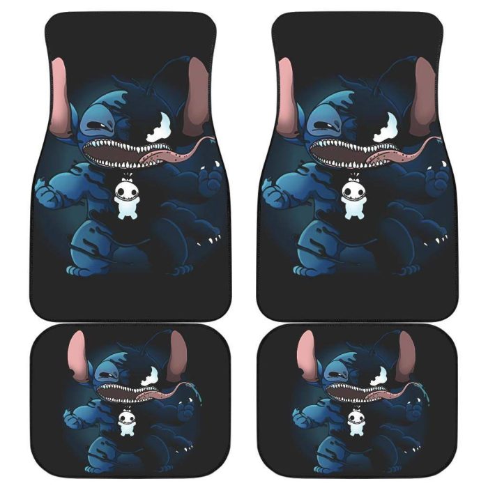 Stitch Venom Car Floor Mats Disney Cartoon Fan Gift