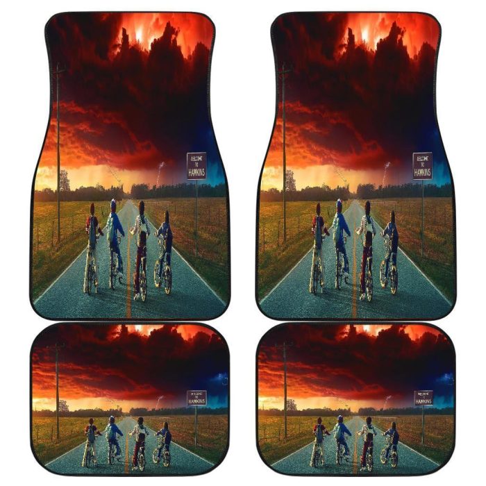 Stranger Things Fighting Moment Car Floor Mats CFMST05