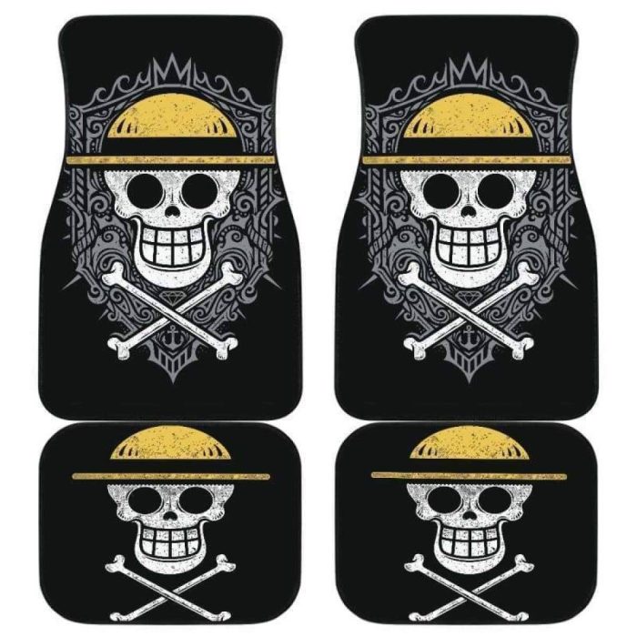 Straw Hat Pirates One Piece Car Floor Mats Universal Fit OPCFM110