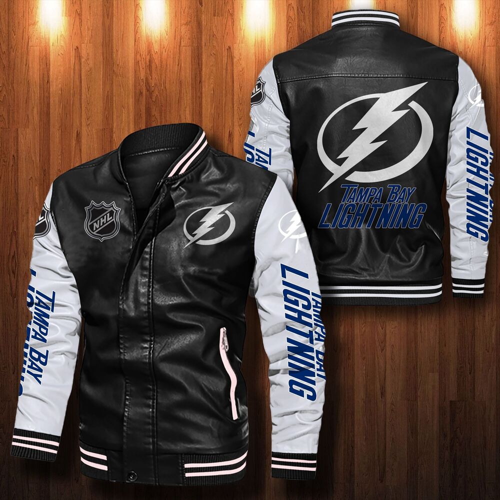 Leather Bomber Jacket