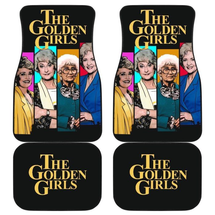 The Golden Girls Car Floor Mats Art TV Show Fan Gifts GGCFM10