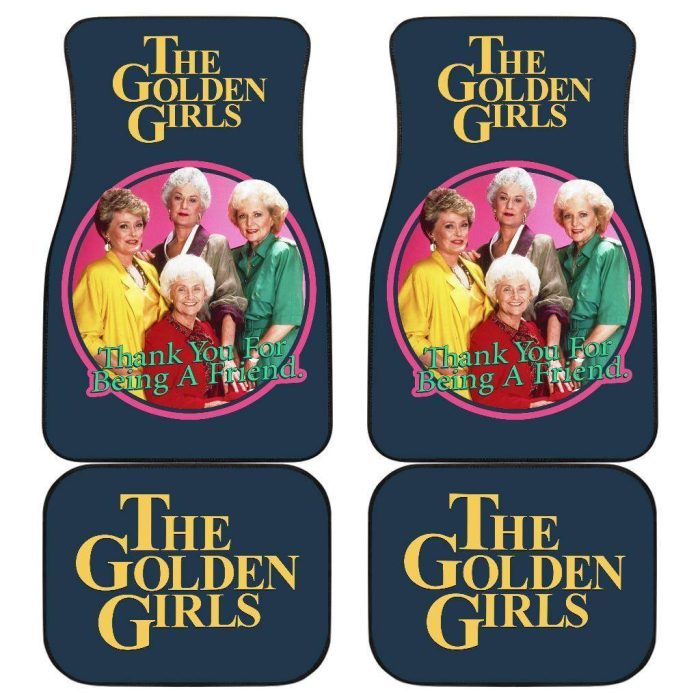 The Golden Girls Car Floor Mats Circle Friend Fan Gifts GGCFM06