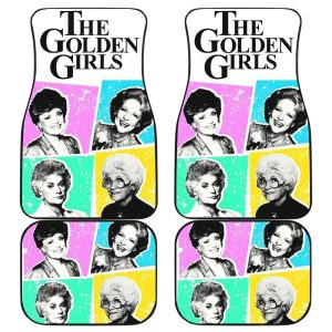 The Golden Girls Car Floor Mats Colorful Art TV Show GGCFM03