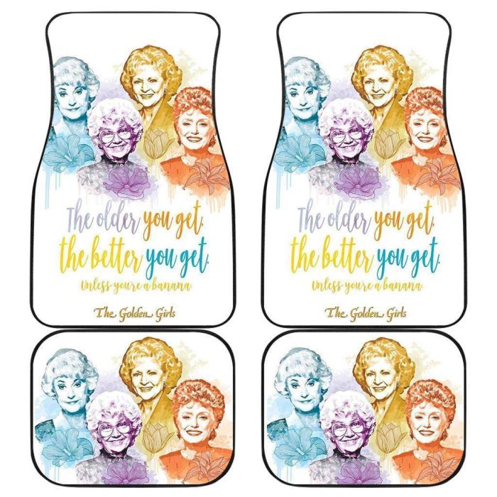 The Golden Girls Car Floor Mats The Older The Better GGCFM01