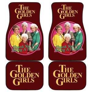 The Golden Girls TV Show Car Floor Mats Circle Friend GGCFM04