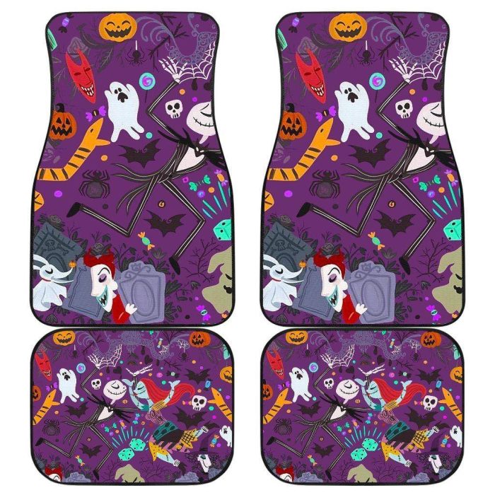 The Nightmare Before Christmas Car Floor Mats - NBC Characters Patterns Car Mats NBCFM09
