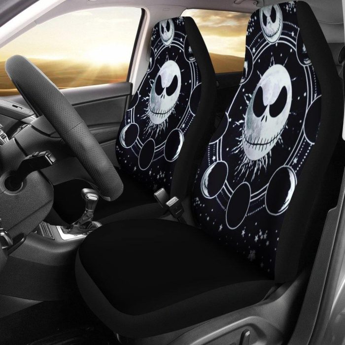 The Nightmare Before Christmas Car Seat Covers - Car Accessories - Jack Scary Head Seat Covers