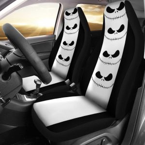 The Nightmare Before Christmas Car Seat Covers - Car Accessories - Jack Skellington Eye Patterns Seat Covers