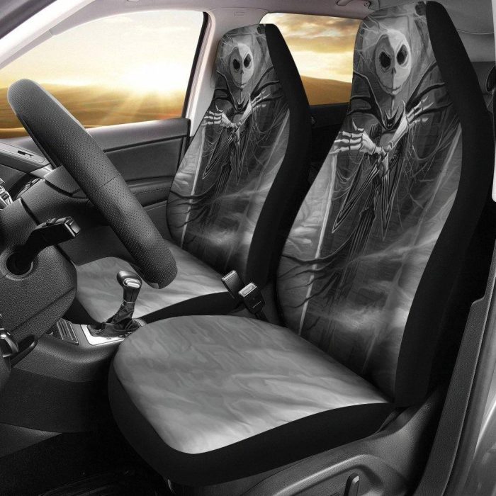 The Nightmare Before Christmas Car Seat Covers - Car Accessories - Jack Vampire In Open Coffin Seat Covers