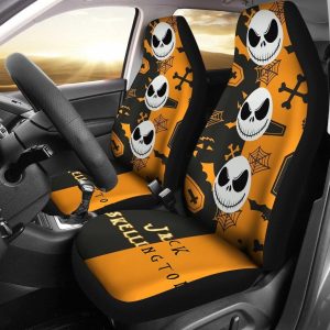 The Nightmare Before Christmas Car Seat Covers - Car Accessories - NBC Jack Death Patterns Seat Covers