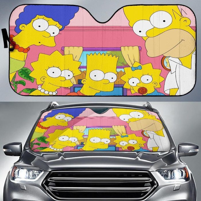 The Simpsons Funny Car Sun Shades TSCS02