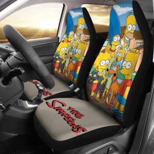 The Simpsons TV Show Car Seat Covers - Car Accessories