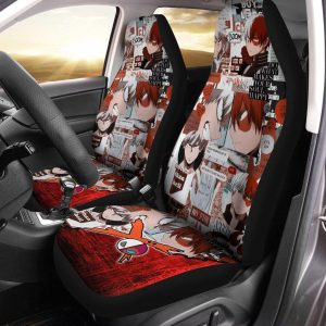 Todoroki x Bakugo Manga Aesthetic Car Seat Covers - Car Accessories Anime My Hero Academia