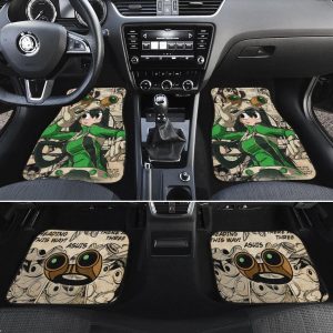 Tsuyu Asui Mix Manga Car Floor Mats Anime My Hero Academia