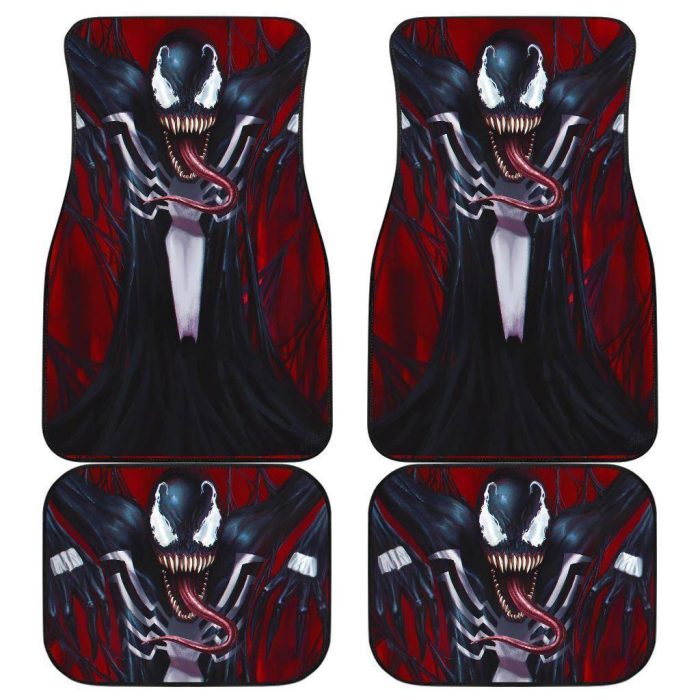 Venom Evil Art Carton Car Floor Mats