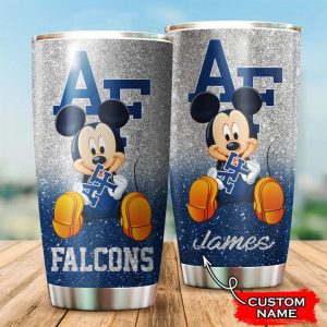 Air Force Falcons Football Mickey Custom Name Tumbler TB0156