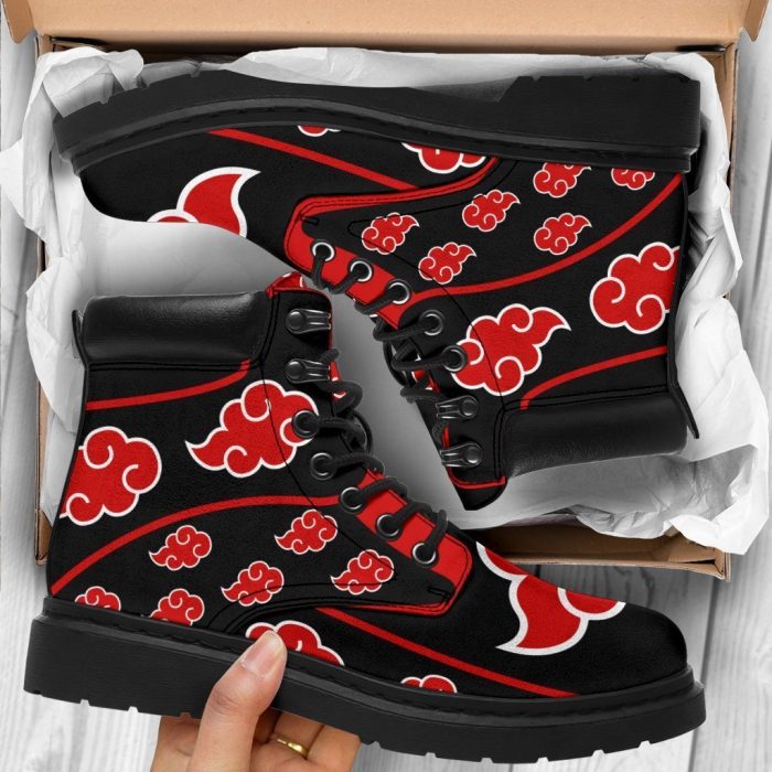 Akatsuki Boot Shoes Custom For Naruto Anime Fan