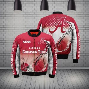 Alabama Crimson Tide Bomber Jacket 3D Personalized For Fans 02