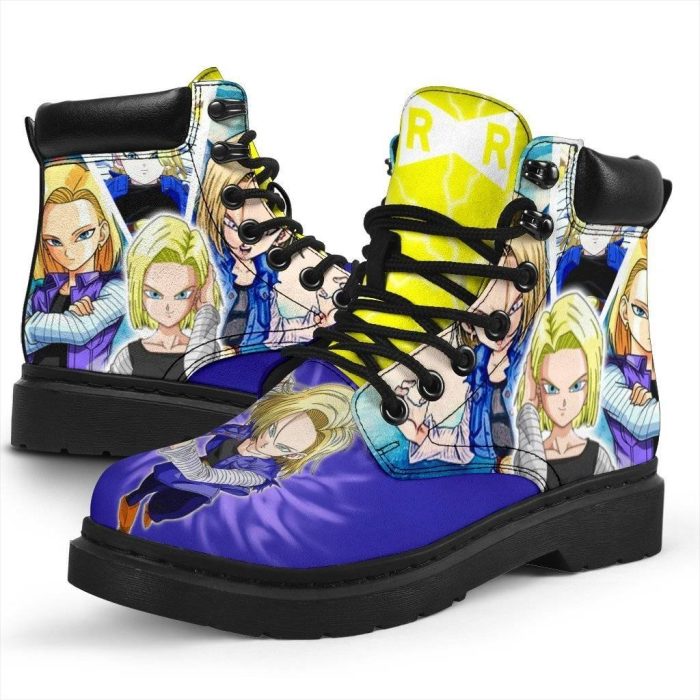 Android 18 Dragon Ball Boots Shoes Anime Fan TT20