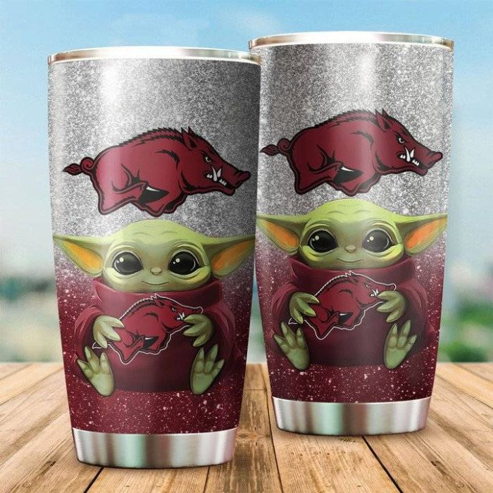 Arkansas Razorbacks Yoda Tumbler TB0031