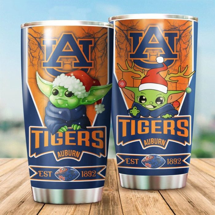 Auburn Tigers Tumbler Baby Yoda NCAA TB0261