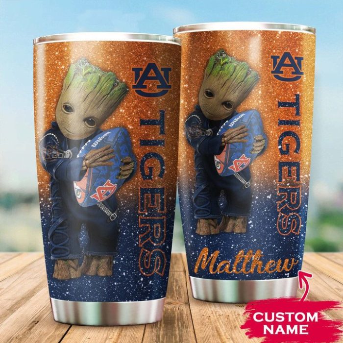 Auburn Tigers Tumbler Custom Groot NCAA TB1690