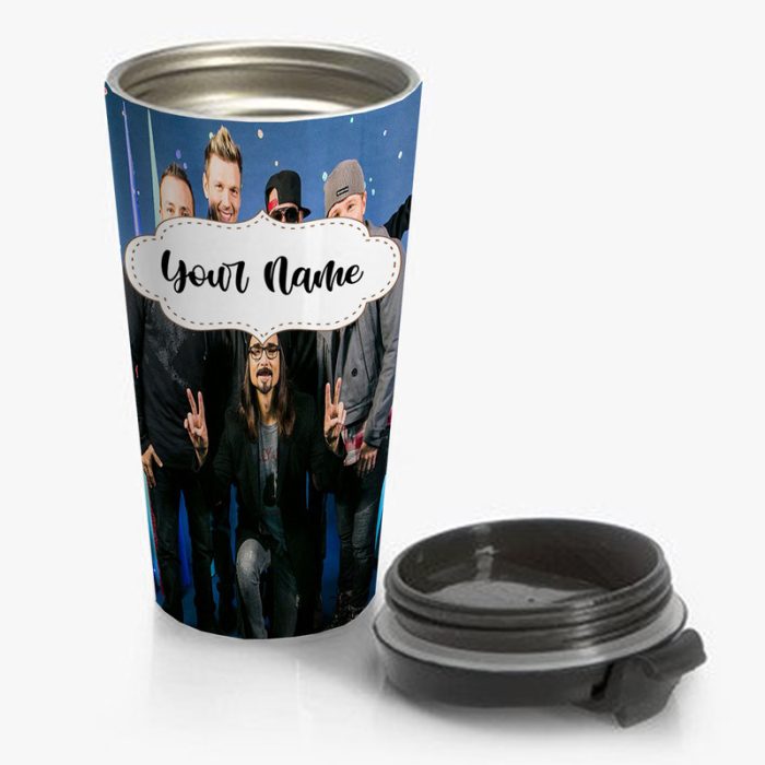 Backstreet Boys Travel Mug Custom Personalized Name Stainless Steel Bottle