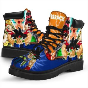 Bardock Dragon Ball Boots Shoes Custom Anime Fan TT20
