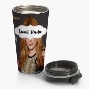 Bella Thorne Beauty Travel Mug Custom Personalized Name Stainless Steel Bottle