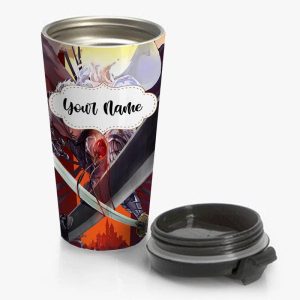 Berserk Art Travel Mug Custom Personalized Name Stainless Steel Bottle